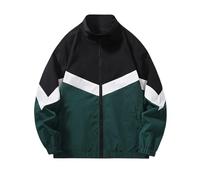 Patchwork Jacket for Men UK Sale Clearance, Full Zip, Windbreaker Bomber Jacket, College Jacket, Oversized Patchwork Printed Jacket, Vintage Racing Jacket, Sweat Jacket, Baseball Coat Varsity Jacket