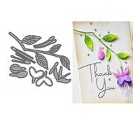 Patchwork Lantern Flower Leaf Plants Metal Die Cuts for Card Making