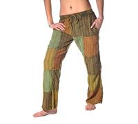 Patchwork Leisure Pants Fisher Pants Fabric Pants Hippie Slip-On Pants Unisex
