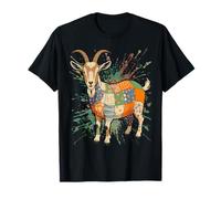 Patchwork Nubian Dairy Goat T-Shirt