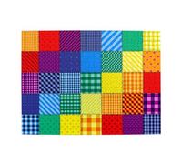 Patchwork Pattern Of Rainbow Colors,500 Pieces Puzzles for Adults-Wooden Jigsaw Puzzle for Adults Elderly