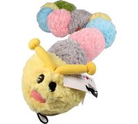 Patchwork Pet Pastel Caterpillar 35-Inch Squeak Toy for Dogs