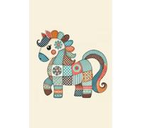 Patchwork Pony Notebook: Quilted Dreams in Color | Adorable stitched pony cover notebook for young dreamers and animal lovers.