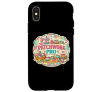 Patchwork Pro Funny Quilting Lover Quilter Sewing Joke Humor Case for iPhone X/XS