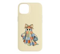 Patchwork Quilter Fall Ghost Bow Quilt Block Autumn Quilting Case for iPhone 14 Plus