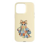 Patchwork Quilter Fall Ghost Bow Quilt Block Autumn Quilting Case for iPhone 15 Pro Max