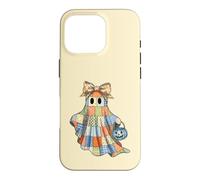 Patchwork Quilter Fall Ghost Bow Quilt Block Autumn Quilting Case for iPhone 16 Pro