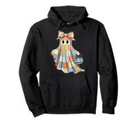 Patchwork Quilter Fall Ghost Bow Quilt Block Autumn Quilting Pullover Hoodie