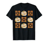 Patchwork Quilter Fall Pumpkin Quilt Block Autumn Quilting T-Shirt