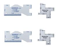 Patchwork Ruler 4PCS Mini Sewing Measuring Gauge Metal Quilting Tailor Ruler Template Sewing Ruler DIY Patchwork Quilting Craft Accessories