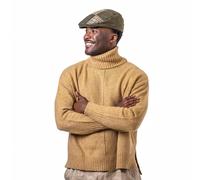 Patchwork Tweed Flat Cap Heritage Traditions Green One Size