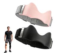 Patella Tendon Knee Strap, Adjustable Knee Support for Women/Men, 3D Cushion V Shaped Anti-Slip, Knee Support for Running, Travel, Gym Fitness and Hiking, Patellar Support for Arthritis(Black+Pink)