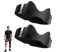 Patella Tendon Knee Strap, Adjustable Knee Support for Women/Men, 3D Cushion V Shaped Anti-Slip, Knee Support for Running, Travel, Gym Fitness and Hiking, Patellar Support for Arthritis(Black*2)