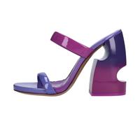 Patent Leather Mule - female - Off White - Heeled Mules - Purple - 4 UK - Shoes 4 UK