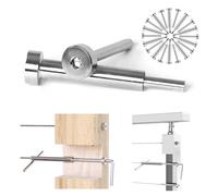 [Patent]Muzata 10Pair Invisible Cable Railing kit 1/8" Swage Tensioner and Terminal T316 Stainless Steel for 2"x2" 4"x4" Wood Metal Post CR26