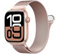 Patented Milanese Loop Compatible with Apple Watch Straps 46mm 38mm 40mm 41mm 42mm 44mm 45mm 49mm for Women Men, Magnetic Bands for iWatch Strap Series 10 9 8 7 6 5 4 3 SE2 SE Ultra2 Ultra