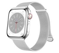 Patented Milanese Loop Compatible with Apple Watch Straps 46mm 38mm 40mm 41mm 42mm 44mm 45mm 49mm for Women Men, Magnetic Bands for iWatch Strap Series 10 9 8 7 6 5 4 3 SE2 SE Ultra2 Ultra