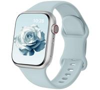 Patented Upgraded Silicone Strap Compatible with Apple Watch Straps 38mm 40mm 41mm 42mm 44mm 45mm 46mm 49mm Women Men,Soft Sport Bands for iWatch Series 11 10 9 8 7 6 5 4 3 2 1 SE Ultra,Succulent