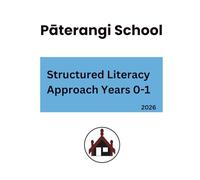 Pāterangi School - Structured Literacy Approach (Year 0-1)
