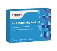 PaternityLab DNA Maternity Test - Lab Fees & Shipping Included - Results in 1-2 Days - at-Home Collection Kit for Mother & Child