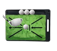 Path Feedback Golf Mat, Golf Swing Training Mat, Golf Training Mat for Analysis of Swing Path, High Performance Sports and Outdoor Accessories with a Slide Base for Home