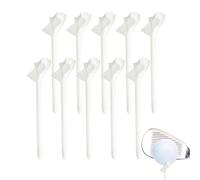Path Golf Tees 3 1/4" 10 Piece Par Tee Set Improved Stability Reduce Friction Ball Holder for Longer Distance Sports Accessories for Iron and Hybrid Golf Training Equipment
