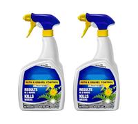 Path & Gravel Weed Killer, Glyphosate-Free Weed Control Spray, Fast Acting Formula, Visible Results in 3 Hours, Covers 33m², Ready to Use, Driveways & Patios, 1L (Pack of 2)