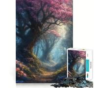 Path in Magic Forest Hard Jigsaw Puzzle for Adults 1000 Pieces Boost Memory Soothing Play Premium Cut Perfect Present (50x75cm)