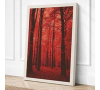 Path Into Darkness Canvas Wall Art Print 30x20 Inch (76 x 51 cm)