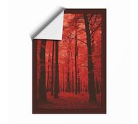 Path Into Darkness Scandinavian Unframed Wall Art Print A2 (59.4×42cm), Wall Decor for Living Room, Bedroom, Office & Home, Art Gift