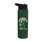 Path Less Taken Bear Forest Stainless Steel Insulated Water Bottle