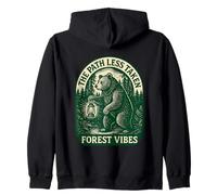 Path Less Taken Bear Forest Zip Hoodie