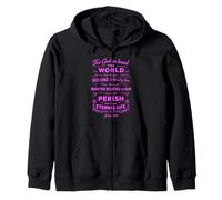 Path of Life Joy in Your Presence Scripture God Psalm 16:11 Zip Hoodie