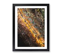 Path Of The Comet Abstract Framed Print | A4 Black Framed Wall Art | Ready to Hang | Abstract Fantasy Picture | Living Room Bedroom Lounge Office