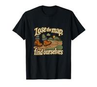 Path Pals Lose The Map Find Ourselves Design T-Shirt