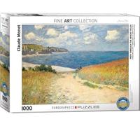 Path Through The Wheat Fields- Monet 1000 piece jigsaw puzzle 680mm x 480mm