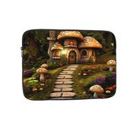Path to Mushroom House Laptop Sleeve Case 15 Inch Suitable for Notebook Computer Tablet Traveling Carrying Simple Case