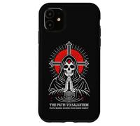 Path To Salvation Dark Gothic Christian Skeleton Reaper Case for iPhone 11