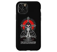 Path To Salvation Dark Gothic Christian Skeleton Reaper Case for iPhone 11 Pro