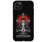 Path To Salvation Dark Gothic Christian Skeleton Reaper Case for iPhone 11 Pro Max