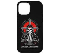 Path To Salvation Dark Gothic Christian Skeleton Reaper Case for iPhone 12 mini