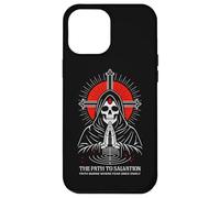Path To Salvation Dark Gothic Christian Skeleton Reaper Case for iPhone 12 Pro Max