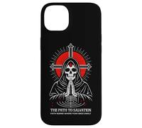 Path To Salvation Dark Gothic Christian Skeleton Reaper Case for iPhone 14 Plus