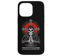 Path To Salvation Dark Gothic Christian Skeleton Reaper Case for iPhone 14 Pro Max