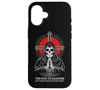 Path To Salvation Dark Gothic Christian Skeleton Reaper Case for iPhone 16