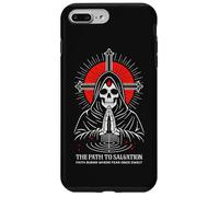 Path To Salvation Dark Gothic Christian Skeleton Reaper Case for iPhone 7 Plus/8 Plus