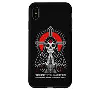 Path To Salvation Dark Gothic Christian Skeleton Reaper Case for iPhone XS Max