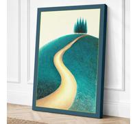 Path to the Pines Minimalist Canvas Wall Art Print 30x20 Inch (76 x 51 cm)