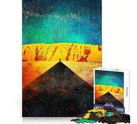 Path to The Sacred Rock Jigsaw 1000 Pieces for Adults Cognitive Toy Bonding Time Pattern Assembly Santa Wish Item (50x75cm)