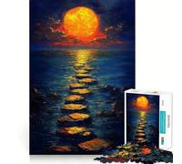 Path to The Sun 1000 Piece Jigsaw Puzzles for Adults Jigsaw Smart Game Together Fun Image Assembly Seasonal Gift (50x75cm)